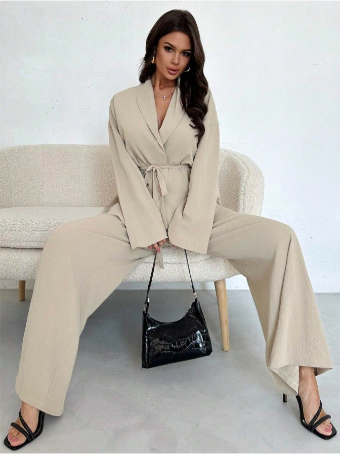 Elegant Women's Long Sleeve Dress Set