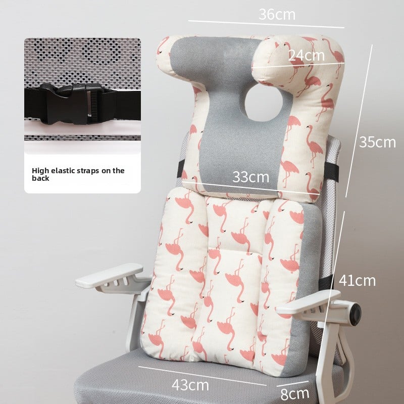 Ergonomic Office Sleeping Pillow for Neck and Back Support, Comfy Nap Headrest Cushion