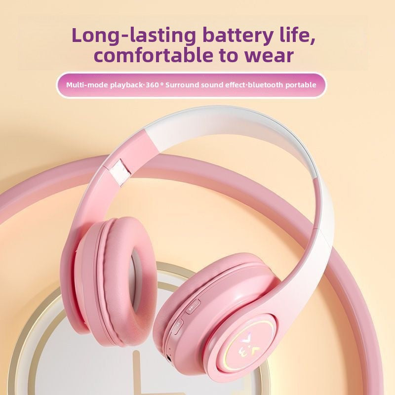 B39Pro Gradient Color Wireless Bluetooth Headset