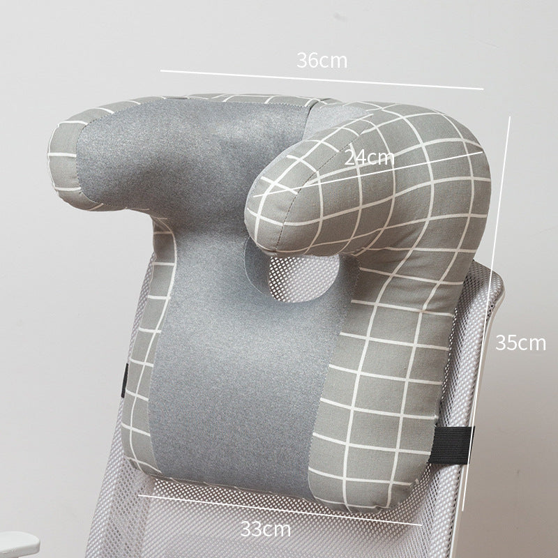 Ergonomic Office Sleeping Pillow for Neck and Back Support, Comfy Nap Headrest Cushion