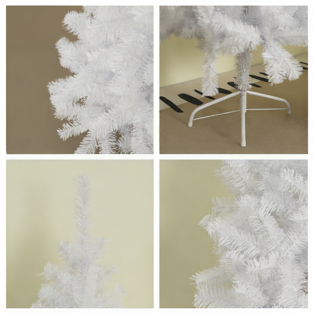 Flocked Artificial Christmas Tree with Snow Effect