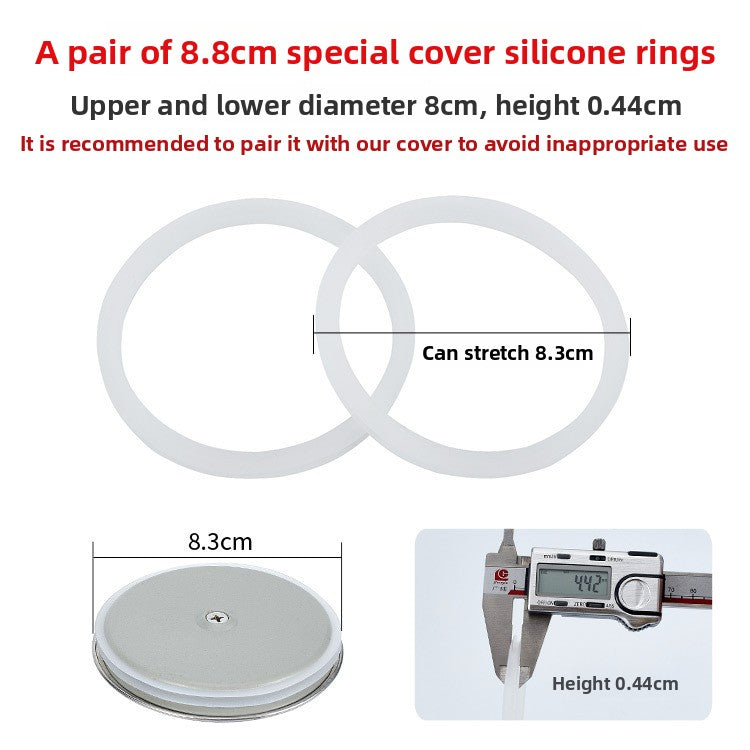 Kitchen Sink Drain Cover with Silicone Ring