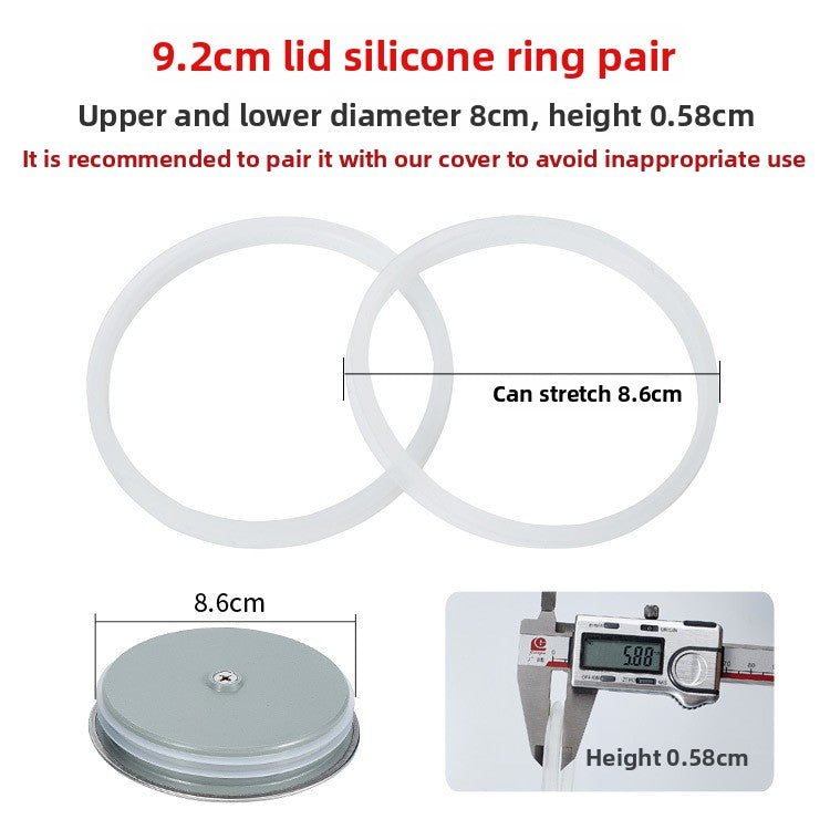 Kitchen Sink Drain Cover with Silicone Ring