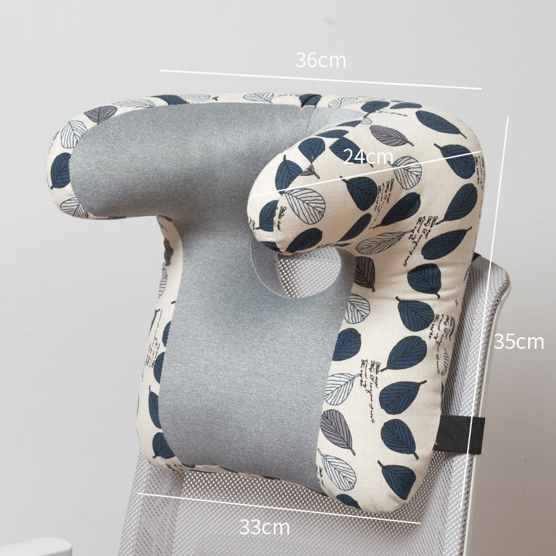 Ergonomic Office Sleeping Pillow for Neck and Back Support, Comfy Nap Headrest Cushion